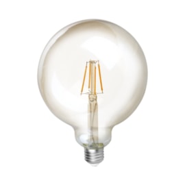 Lâmpada LED Balloon Filamento 4W Luz Âmbar Bivolt Save Energy Lâmpada LED Balloon Filamento 4W Luz Âmbar Bivolt Save Energy