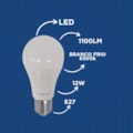 Lâmpada Led Bulbo 12W 6500K 1100Lm Bivolt Kit Com 10 Unidades Empalux