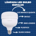 Lâmpada LED  Bulbo  40W Luz Branco Quente  Empalux