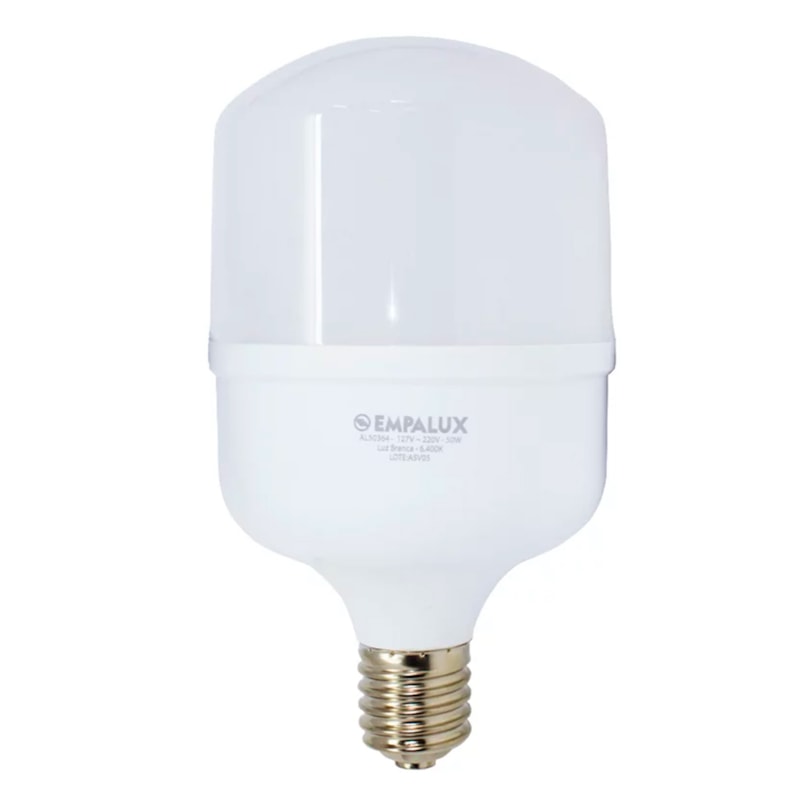 Lâmpada Led Bulbo 50W 6500K 5000Lm E40 Bivolt Empalux