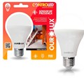 Lampada LED Bulbo 9W 2700K Sensor De Presenca ControLED Ourolux