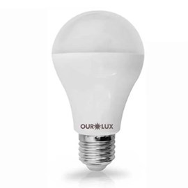 Lampada LED Bulbo 9W 6500K Sensor De Luminosidade ControLED Ourolux
