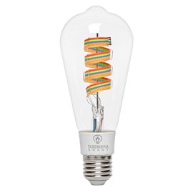 Lâmpada LED Filamento Smart Rgb 6W St64 E27 Bivolt Taschibra