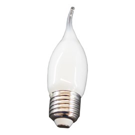 Lâmpada LED Filamento Vela Chama Fosco 2.5w Branco Quente 2700k 250lm Bivolt LEDVANCE