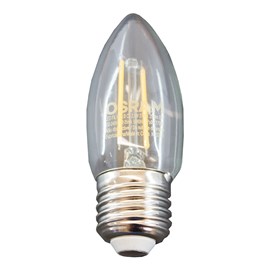 Lâmpada LED Filamento Vela Clara 2.5w Branco Quente 2700k 250lm Bivolt Ledvance