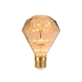 Lâmpada LED Fireworks D95 2W Luz Âmbar Bivolt Taschibra Lâmpada LED Fireworks D95 2W Luz Âmbar Bivolt Taschibra