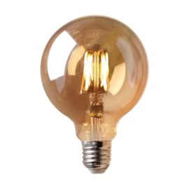Lâmpada LED Mini Balloon Filamento 4,0w 2400k Ambar  400lm Bivolt Eletrorastro