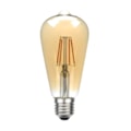 Lampada LED Pera Filamento 4,0w 2400k Branco Quente 400 Lumens Ambar ST64 Bivolt PF-424A Eletrorastro