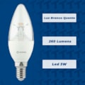 Lâmpada Led Vela 3,0W 2700K 260Lm E14 Bivolt Ledvance