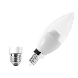 Lâmpada LED Vela 6W Luz Branca Bivolt Luminatti Lâmpada LED Vela 6W Luz Branca Bivolt Luminatti
