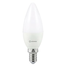 Lâmpada LED Vela Fosca 3W Luz Branco Frio Ledvance