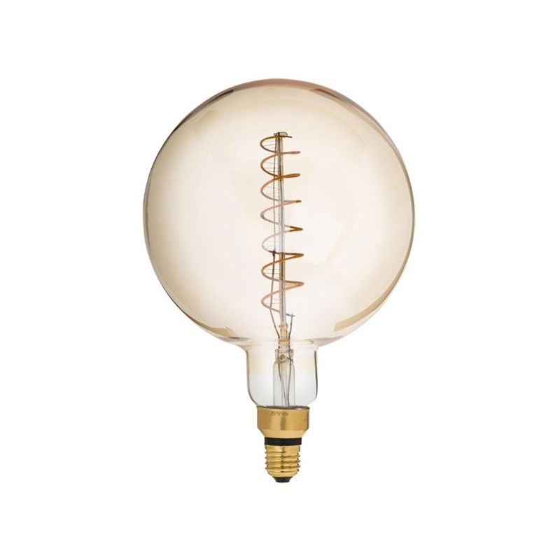 Lâmpada LED Vintage Filamento Loop 4W Luz Branco Quente Save Energy