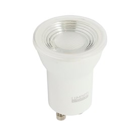Produto Lâmpada Mini Dicróica LED 4W Luz Branco Quente Bivolt GU10 Luminatti