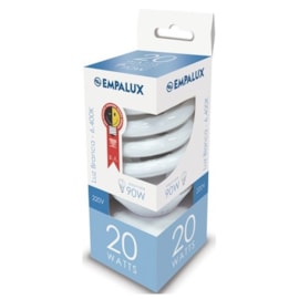 Lâmpada Mini Espiral 25W 220V Luz Branca Empalux Lâmpada Mini Espiral 25W 220V Luz Branca Empalux
