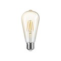 Lâmpada Pera Filamento LED 4W Luz Âmbar Bivolt Save Energy