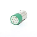 Lâmpada Sinalizadora LED Verde Para Soquete BA9S 24VCA/VCC L1-7-G JNG