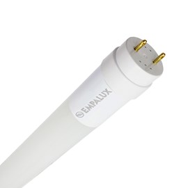Lâmpada Tubular T8 LED 10W 60cm Luz Branco Frio Bivolt G13 Empalux