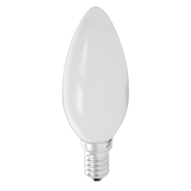 Lampada Vela 40W 2700K Branco Quente 340Lm Leitosa E14 127V IC14017 Empalux