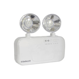 Luminária de Emergência LED 3000 Lumens e 2 Faróis Empalux Luminária de Emergência LED 3000 Lumens e 2 Faróis Empalux