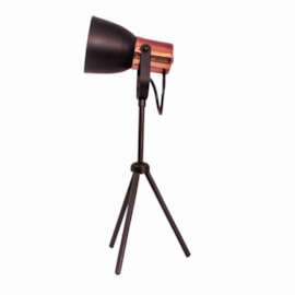 Luminária de Mesa City Preto com Cobre Spotline Luminária de Mesa City Preto com Cobre Spotline