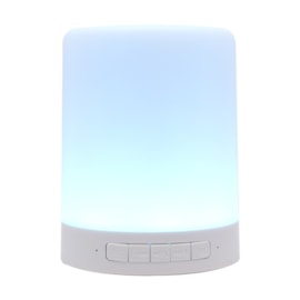 Luminária de Mesa com Caixa de Som Soundshine 3W RGB Bivolt Luminatti Luminária de Mesa com Caixa de Som Soundshine 3W RGB Bivolt Luminatti