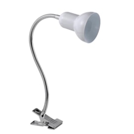 Luminária de Mesa Jazz Branca com Garra Startec Luminária de Mesa Jazz Branca com Garra Startec