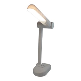 Luminária De Mesa LED  4,5w Pelicano Bivolt Branca Decorlux