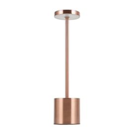 Luminária De Mesa Led Orbit 4W Âmbar 3000K ou 6500K 50Lm Cobre Touch Dimerizável 34Cm 1A 5V Taschibra