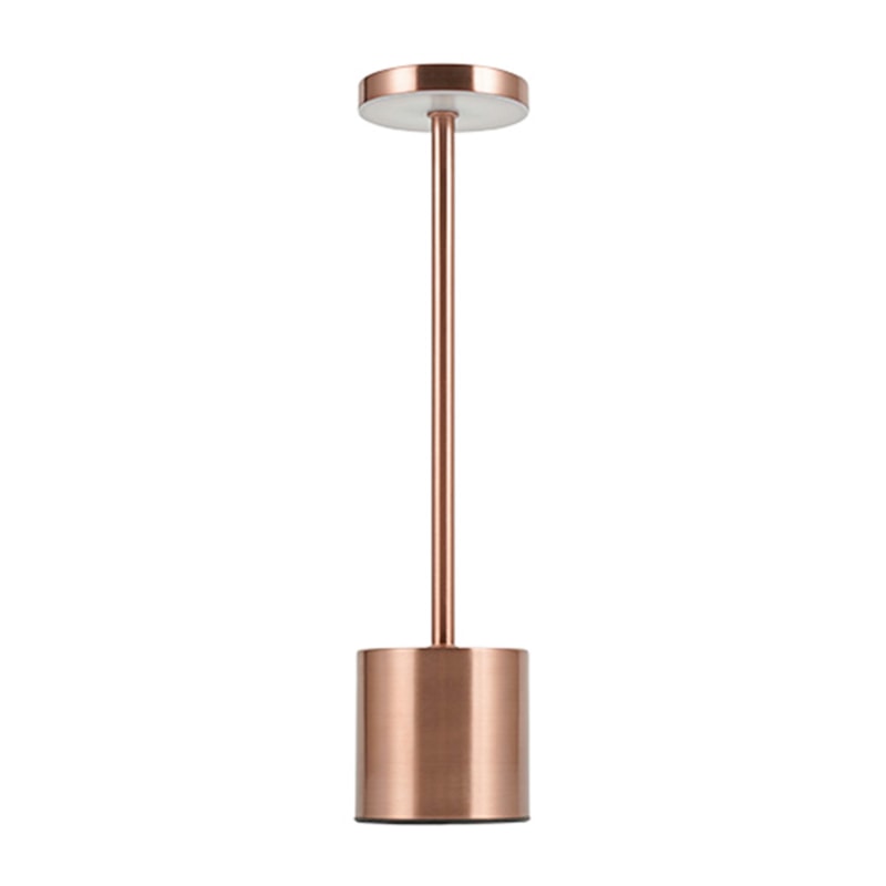 Luminária De Mesa Led Orbit 4W Âmbar 3000K ou 6500K 50Lm Cobre Touch Dimerizável 34Cm 1A 5V Taschibra
