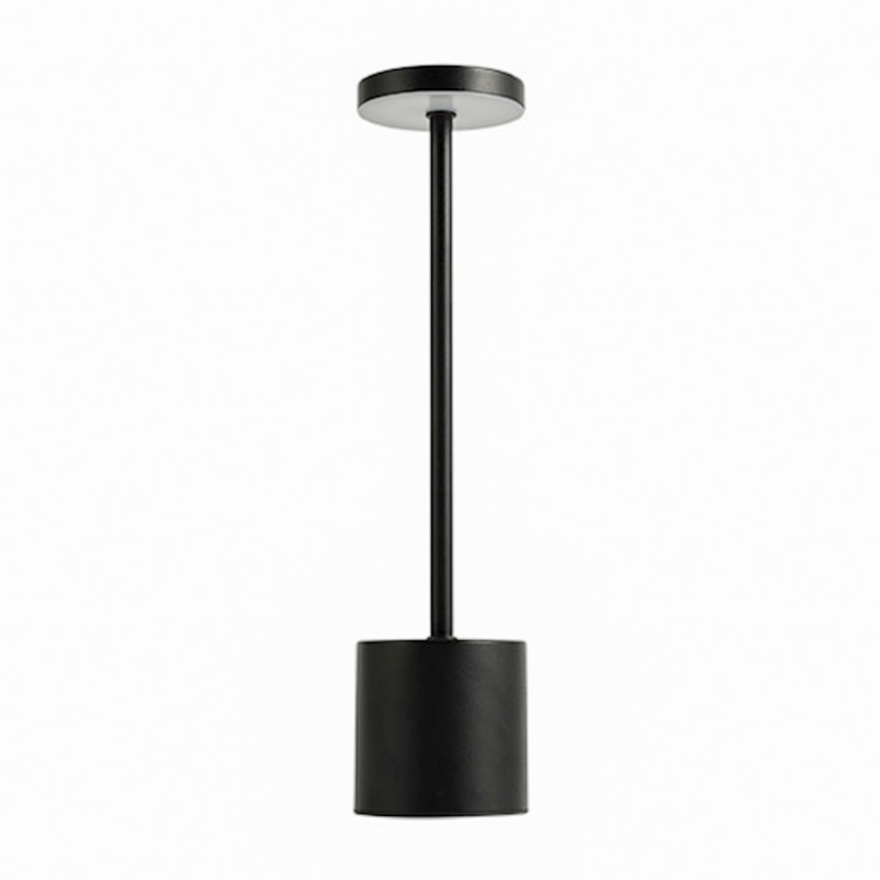 Luminária De Mesa Led Orbit 4W Âmbar 3000K ou 6500K 50Lm Preta Touch Dimerizável 34Cm 1A 5V Taschibra