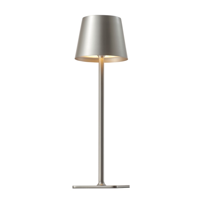 Luminária De Mesa Led Veln 37cm Touch USB Prata 5V 1,0W 3000K A 6500K 120Lm Astraled