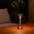 Luminária De Mesa Nox 3W 3000K 180LM Prata Bivolt GMH