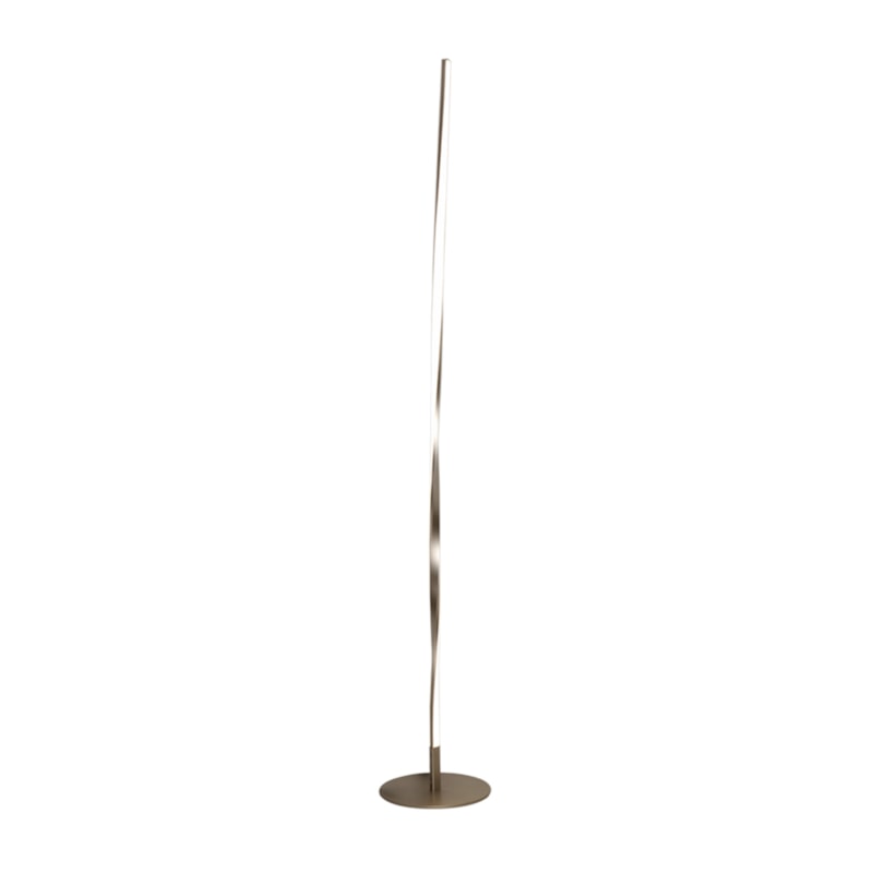 Luminária De Piso Led Lc-940 15W 4000K 1050Lm Dourada 134Cm Nitrolux