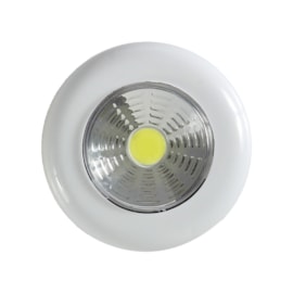 Luminária de Sobrepor Redondo LED 1,5W Touchlight Signature Luz Branca Avant Luminária de Sobrepor Redondo LED 1,5W Touchlight Signature Luz Branca Avant