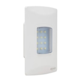 Luminária Emergência Led 100 Lúmens 4x2 Branca Segurimax