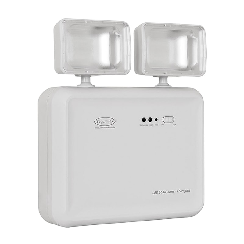 Luminária Emergência Led 3000 Lúmens Segurimax