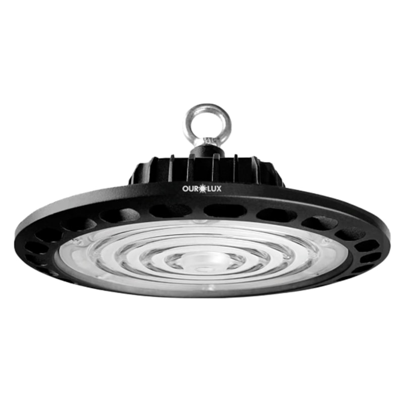 Luminaria Led High Bay 100W 6500K 10000Lm Ufo Bivolt Ourolux