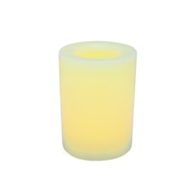 Luminária LED Vela Decorativa Amarela 10cm Taschibra Luminária LED Vela Decorativa Amarela 10cm Taschibra