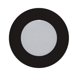 Luminária para Móvel Preto LED Luz Branca Bivolt Diodo Luminária para Móvel Preto LED Luz Branca Bivolt Diodo