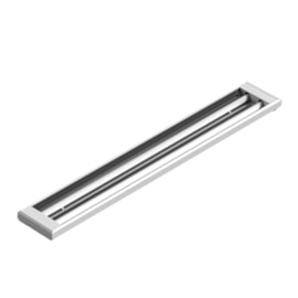 Luminária Sobrepor Alto Rendimento Retangular 120Cm Para 2 Lumepetro