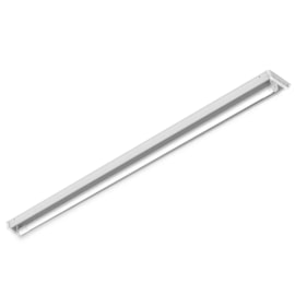 Luminária Sobrepor Tubular 1 Lâmpadas Retangular 120cm Lumepetro Luminária Sobrepor Tubular 1 Lâmpadas Retangular 120cm Lumepetro