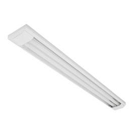 Luminária Sobrepor Tubular 2 Lâmpadas Retangular 60cm Alumínio Lumepetro Luminária Sobrepor Tubular 2 Lâmpadas Retangular 60cm Alumínio Lumepetro