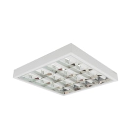Luminária Sobrepor Tubular 4 Lâmpadas Quadrado 60cm Alumínio Lumepetro Luminária Sobrepor Tubular 4 Lâmpadas Quadrado 60cm Alumínio Lumepetro