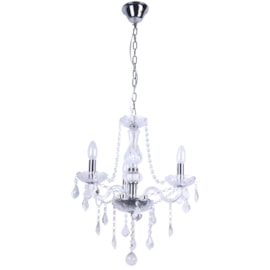 Lustre Cristal 3 Lâmpadas Maria Thereza Transparente Arquitetizze Lustre Cristal 3 Lâmpadas Maria Thereza Transparente Arquitetizze
