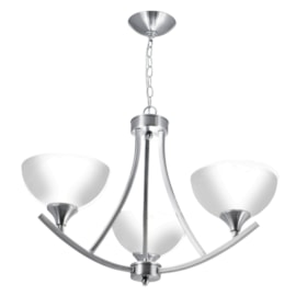 Lustre Originale 3 Lâmpadas Branco Startec Lustre Originale 3 Lâmpadas Branco Startec