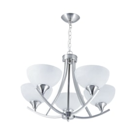 Lustre Originale 5 Lâmpadas Branco Startec Lustre Originale 5 Lâmpadas Branco Startec