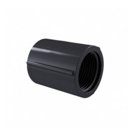 Luva 3/4" PVC Roscável Preto Tigre Luva 3/4" PVC Roscável Preto Tigre