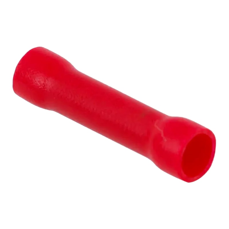 Luva Emenda Isolada 0.5/1.5MM Vermelha Com 50 Unidades Rohdina