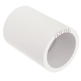 Luva PVC Branca 1 Sem Rosca Inpol