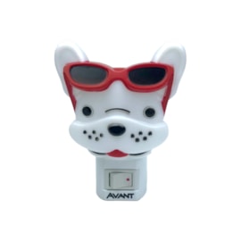 Luz Noturna Bulldog LED Luz Amarela 1W Bivolt Avant Luz Noturna Bulldog LED Luz Amarela 1W Bivolt Avant